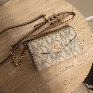 Michael Kors ivory small crossbody